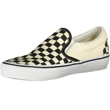 SEO. Vans Herren Sportschuhe Weiss – Klassische Slip-On Sneaker mit Elastik - Schwarz Linkreich