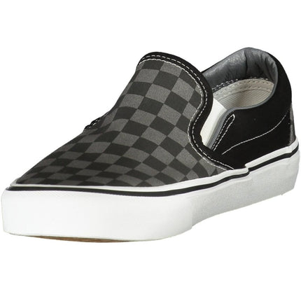 SEO. Vans Herren Sportschuhe Weiss – Klassische Slip-On Sneaker mit Elastik - Schwarz Linkreich