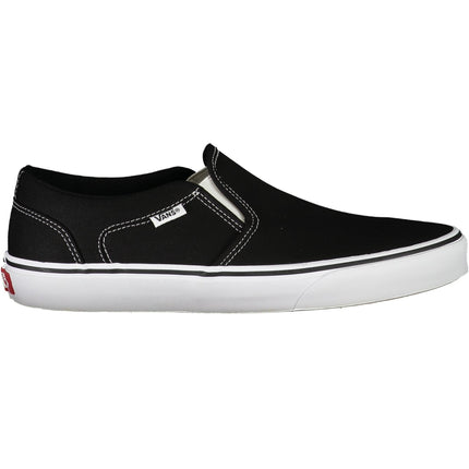 Vans Schwarze Herren-Sportschuhe – Klassische Sneaker mit Kontrastsohle | soulluna.de