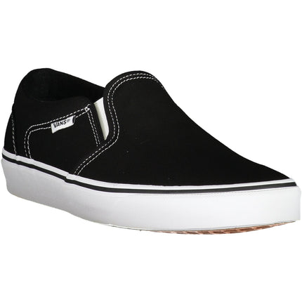 Vans Schwarze Herren-Sportschuhe – Klassische Sneaker mit Kontrastsohle | soulluna.de