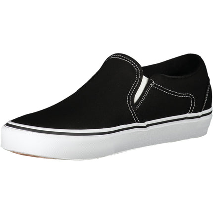 Vans Schwarze Herren-Sportschuhe – Klassische Sneaker mit Kontrastsohle | soulluna.de