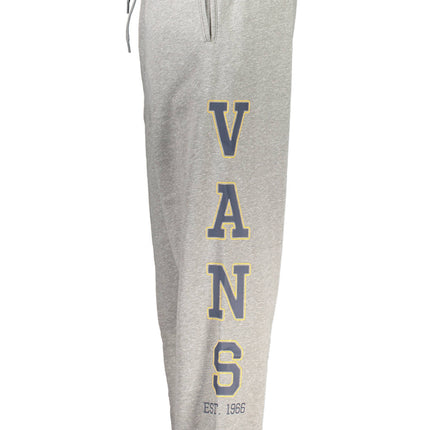 Vans Graue Herrenhose – Jogginghose für Herren mit Plüschmaterial und elastischem Bund