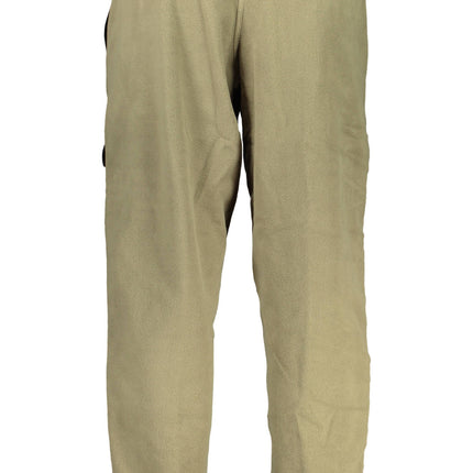Vans Jogginghose Herren – Grüne Fleece-Hose mit Schnürbund & Taschen