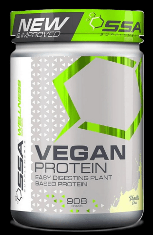 SEO. Vegan Protein - SSA Suplements - Vanille / Schoko - Vanille Linkreich