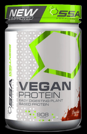 SEO. Vegan Protein - SSA Suplements - Vanille / Schoko - Schokolade Linkreich