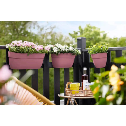 Elho Vibia Campana Blumenkasten mit Aufhänger – Groß – Puderrosa ca,46cm