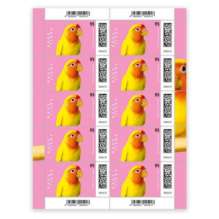 SEO. Vogel, Briefmarke zu 0,95 €, 10er - Bogen - Linkreich