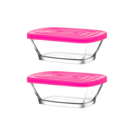 Vorratsgläser Cube 2er Set 375ml Lav
