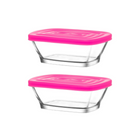 Vorratsgläser Cube 2er Set 375ml Lav