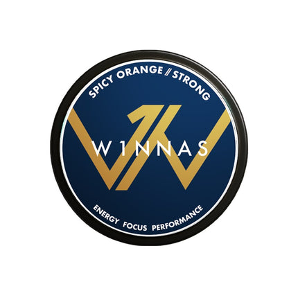 W1NNAS Performance Pouches Spicy Orange Strong, Dose mit 13 Pouches
