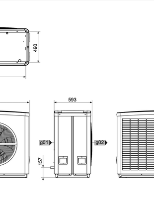 Wärmepumpe Stiebel Eltron WPL 20 A – Außengerät Luft/Wasser - Linkreich