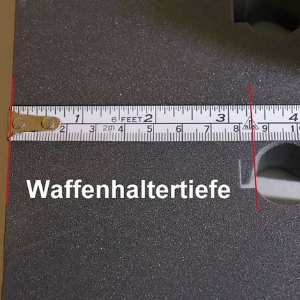 SEO. Waffenschrank SHOOTER MORAN (1300x690x410) Klasse 1, 10 LW - RAL 7021 schwarzgrau Linkreich