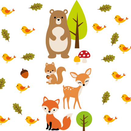 Baby Gurtschutz Waldtiere