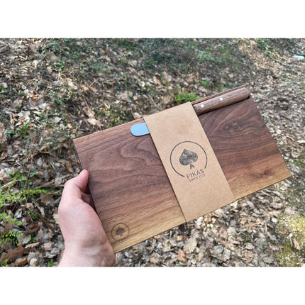 Walnuss Holzbrettchen Massivholz mit Buckelsmesser (Buckelsmesser) kaufen bei Linkreich – Jetzt entdecken!