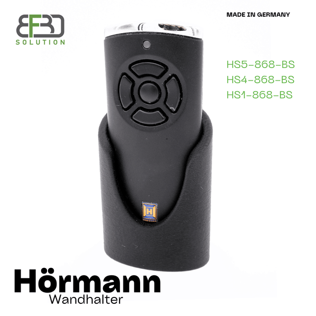 SEO. Wandhalterung für Hörmann® Handsender HS5 / HS4 / HS1 - 868 - BS Fernbedienung - Halterung - Zubehör - Linkreich