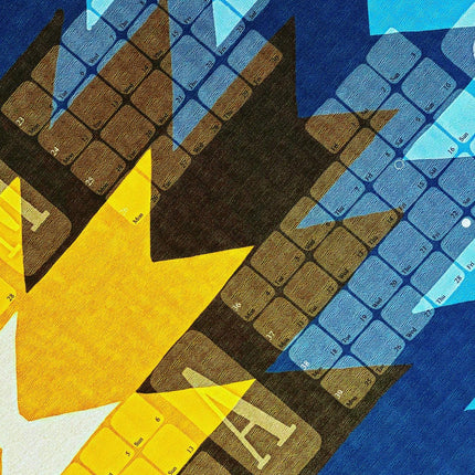 Wandkalender  // Kilim Yamka azurblau