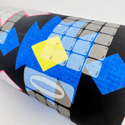 Wandkalender // Kilim Big Mountain blau grau