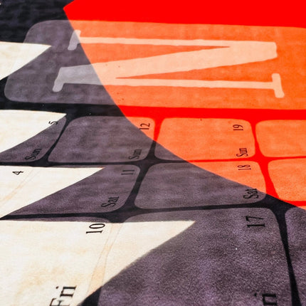 Wandkalender  // Kilim Classic rot