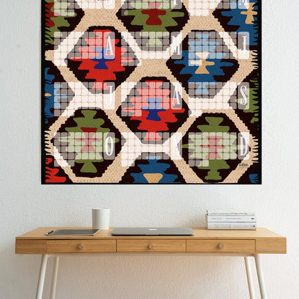 Wandkalender // Kilim Leo creme