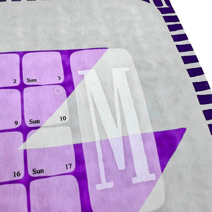 Wandkalender // Yamka violett