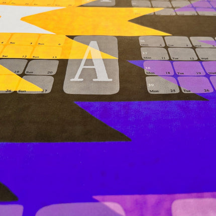 Wandkalender // Yamka violett