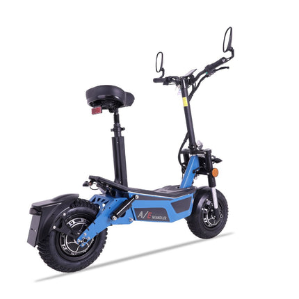 Elektroroller WANDLER-A/E 2x1500W - 45km/h - bis 140kg - Straßenzulassung - blau