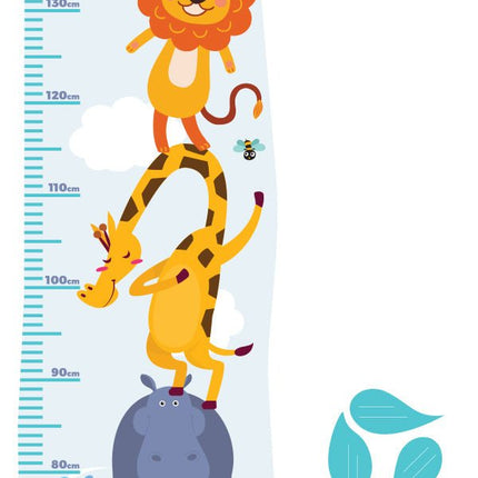 SEO. Wandsticker Messlatte Tiere + Etiketten - Linkreich
