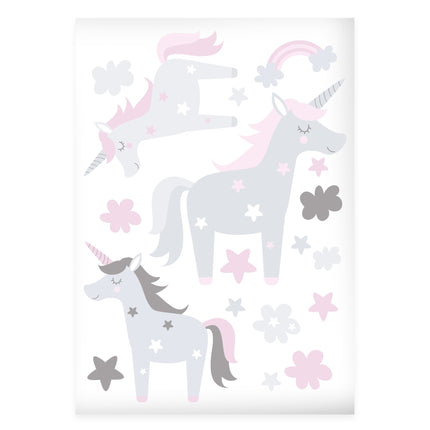 SEO. Wandsticker Set Einhorn & Sterne - Linkreich
