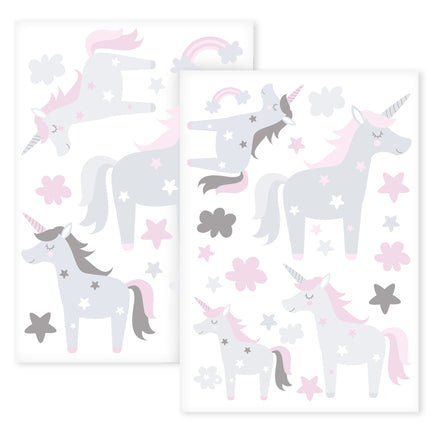SEO. Wandsticker Set Einhorn & Sterne - Linkreich