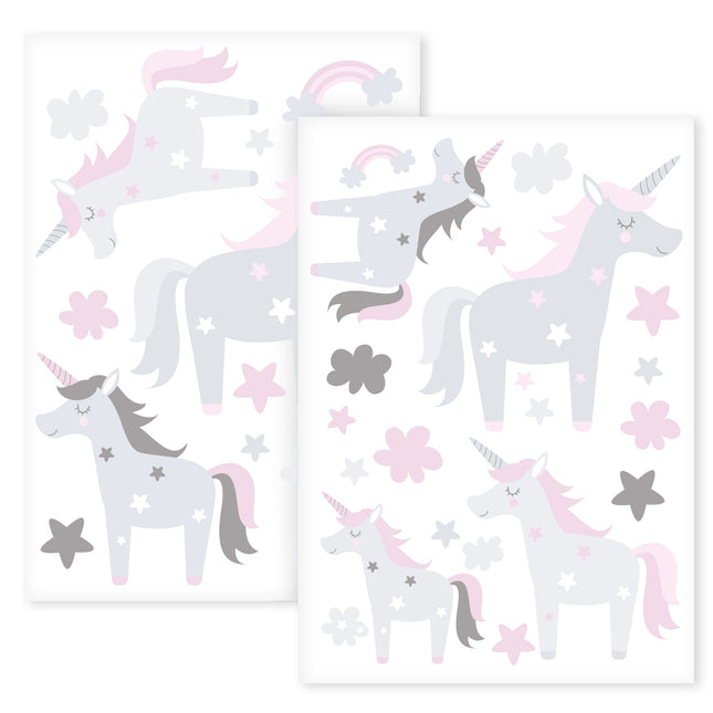 SEO. Wandsticker Set Einhorn & Sterne - Linkreich