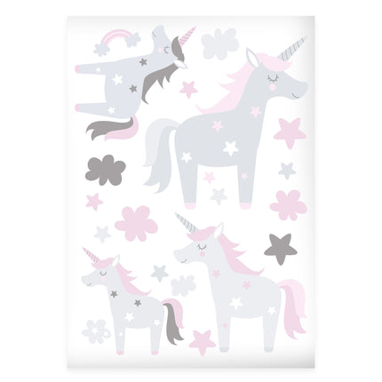 SEO. Wandsticker Set Einhorn & Sterne - Linkreich