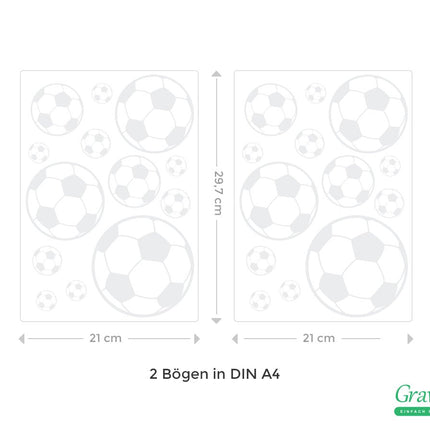 SEO. Wandsticker Set Fußball - Linkreich
