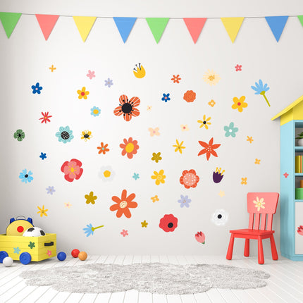 SEO. Wandtattoo Kinderzimmer Blumen Design - Linkreich
