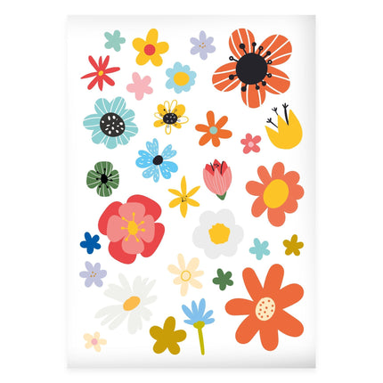 SEO. Wandtattoo Kinderzimmer Blumen Design - Linkreich