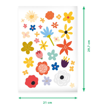 SEO. Wandtattoo Kinderzimmer Blumen Design - Linkreich