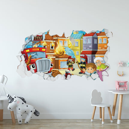 SEO. Wandtattoo Kinderzimmer Feuerwehr Design - Feuerwehr V2 Linkreich