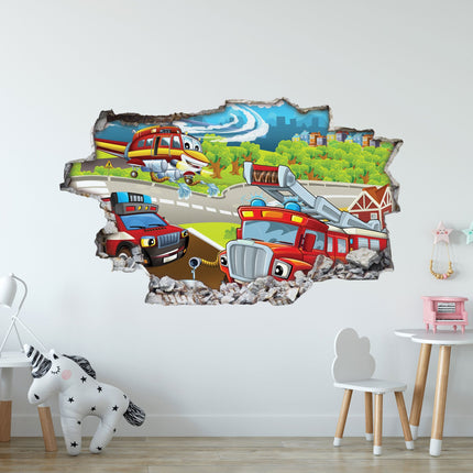 SEO. Wandtattoo Kinderzimmer Feuerwehr Design - Feuerwehr V1 Linkreich