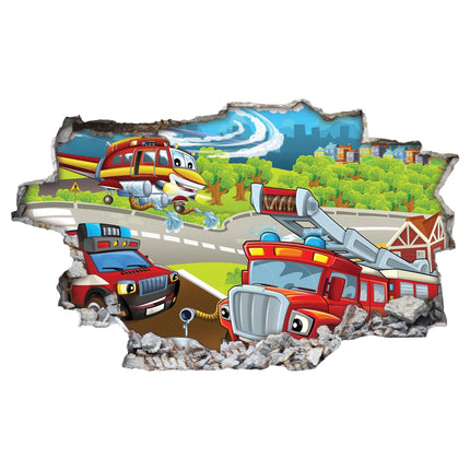 SEO. Wandtattoo Kinderzimmer Feuerwehr Design - Feuerwehr V1 Linkreich