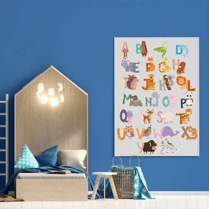SEO. Wandtattoo Kinderzimmer Tier Alphabet Design - Linkreich