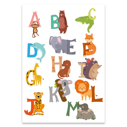 SEO. Wandtattoo Kinderzimmer Tier Alphabet Design - Linkreich