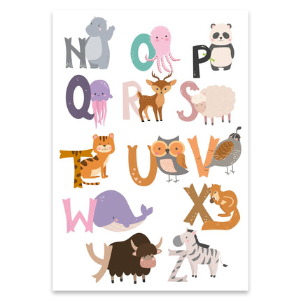 SEO. Wandtattoo Kinderzimmer Tier Alphabet Design - Linkreich