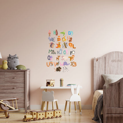 SEO. Wandtattoo Kinderzimmer Tier Alphabet Design - Linkreich