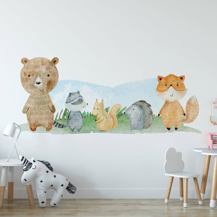 SEO. Wandtattoo Kinderzimmer Waldtiere Design - Linkreich