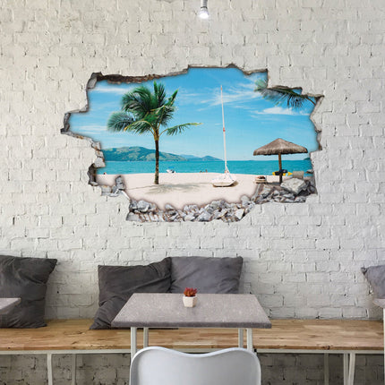 SEO. Wandtattoo Wohnzimmer Beach Design - Beach V2 Linkreich