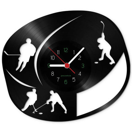 SEO. Wanduhr aus Vinyl Ice Hockey - Linkreich