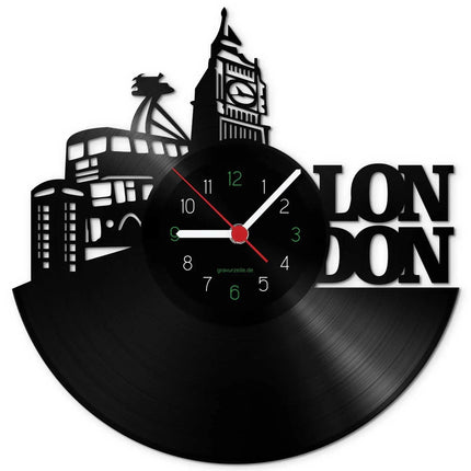 SEO. Wanduhr aus Vinyl London 2016 - Linkreich
