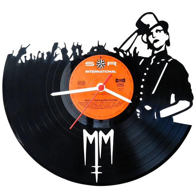SEO. Wanduhr aus Vinyl Marylin Manson - Linkreich
