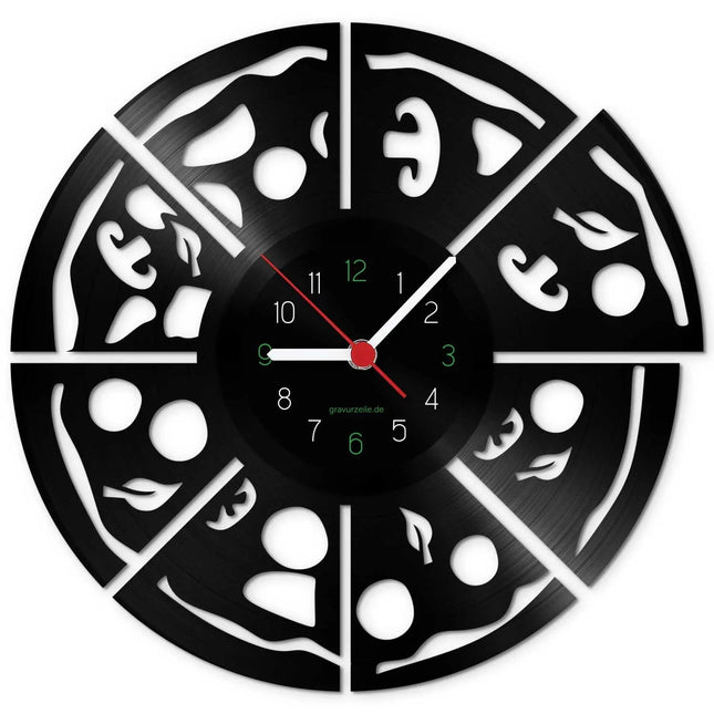 SEO. Wanduhr aus Vinyl Pizza ist da - Linkreich