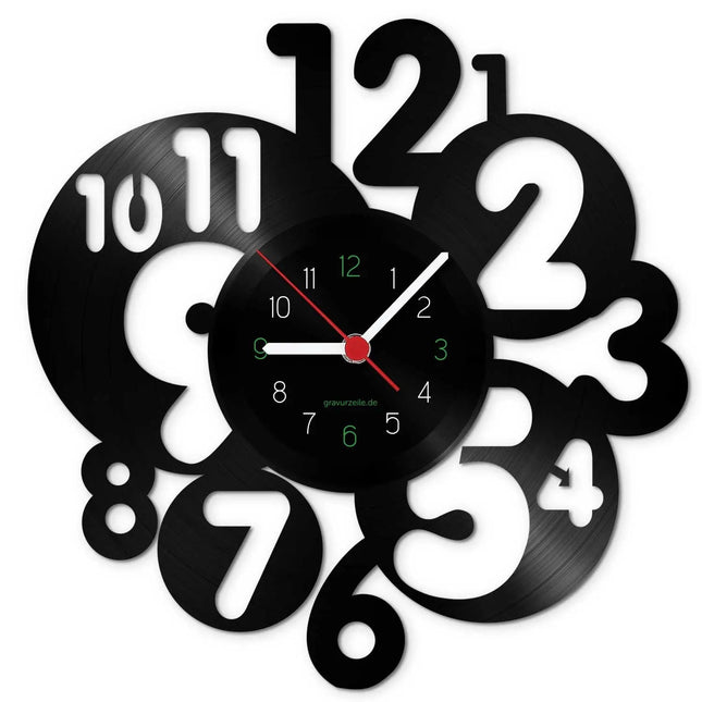SEO. Wanduhr aus Vinyl Runde Zahlen - Linkreich
