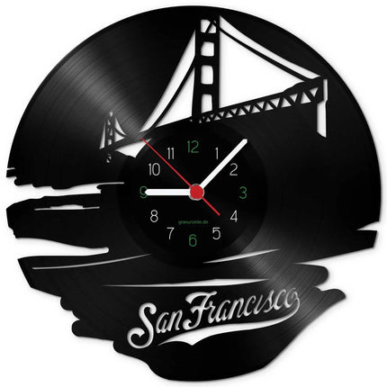 SEO. Wanduhr aus Vinyl San Francisco 2017 - Linkreich